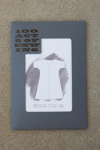 100 Acts of Sewing: Dress No. 3 - Print Sewing Pattern