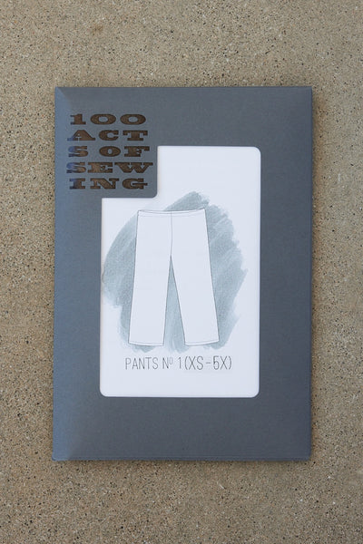 100 Acts of Sewing: Pants No. 1 - Print Sewing Pattern