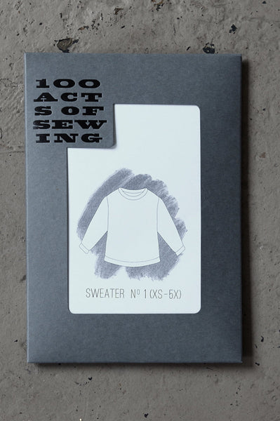 100 Acts of Sewing: Sweater No. 1 - Print Sewing Pattern