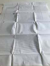 unfolded sewing pattern